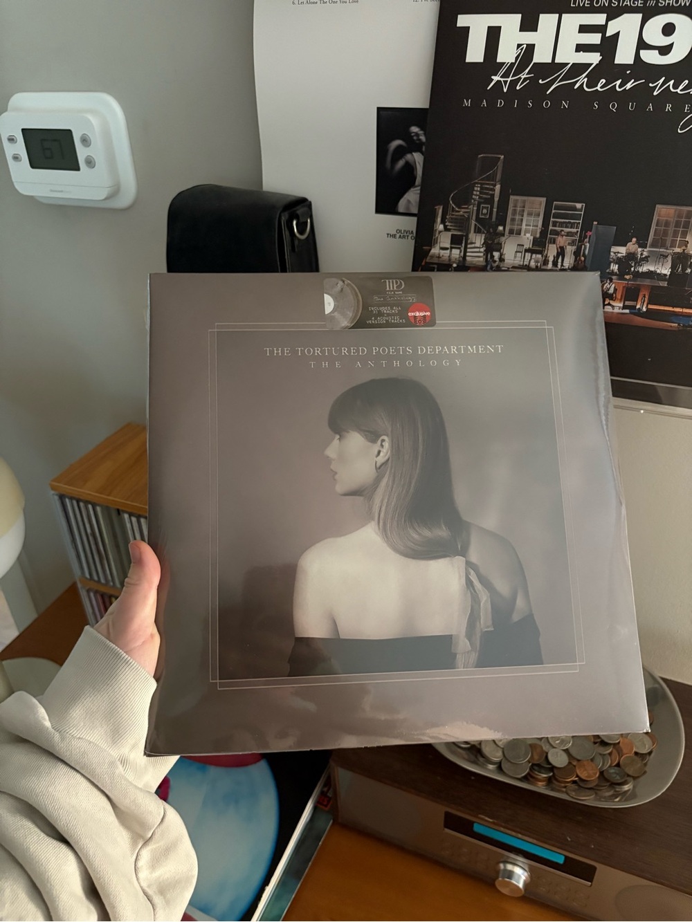 Never Opened Taylor Swift Anthology Vinyl- Gray/Black Vinyl Record Sleeve